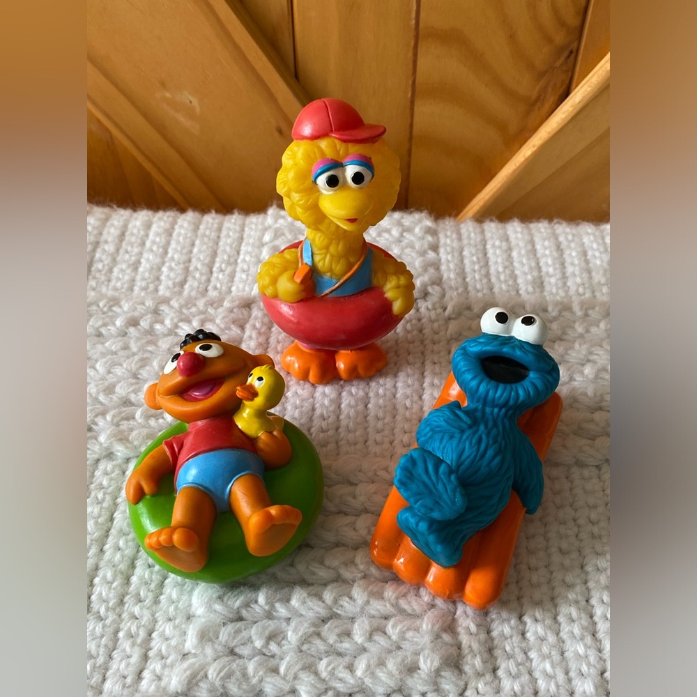 Vintage Sesame Street Tyco Bath Puzzle Replacement Parts